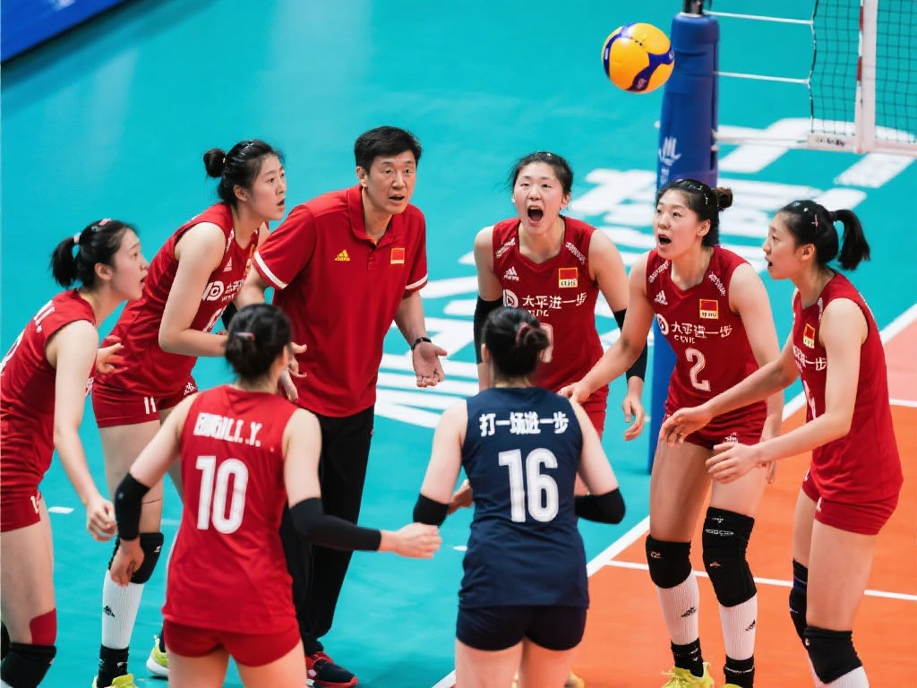 中国女排主帅赵勇：每场比赛都是新的进步